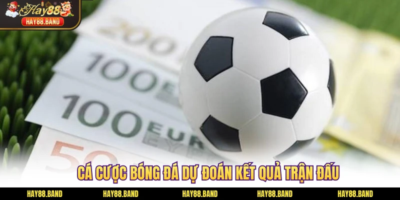 Cá cược bóng đá dự đoán kết quả trận đấu